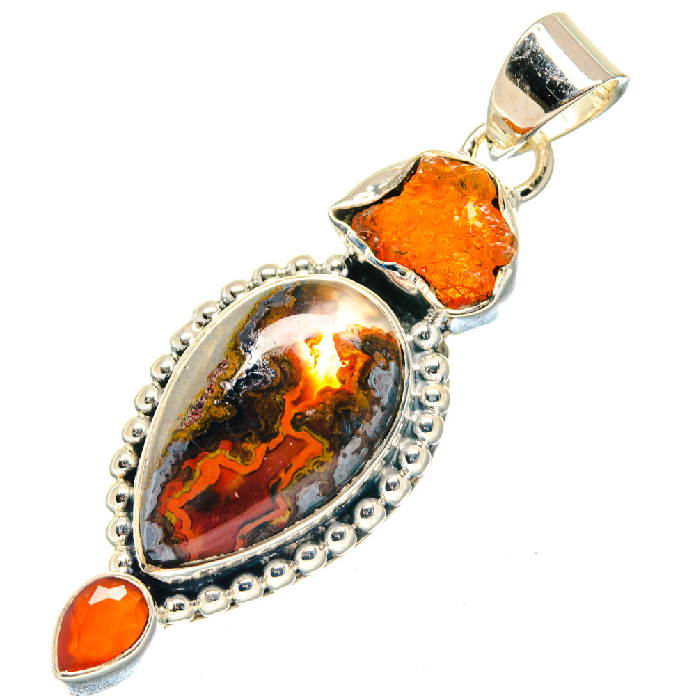 Ammolite Rings handcrafted by Anasilvercos - PD19440 - Photo 2