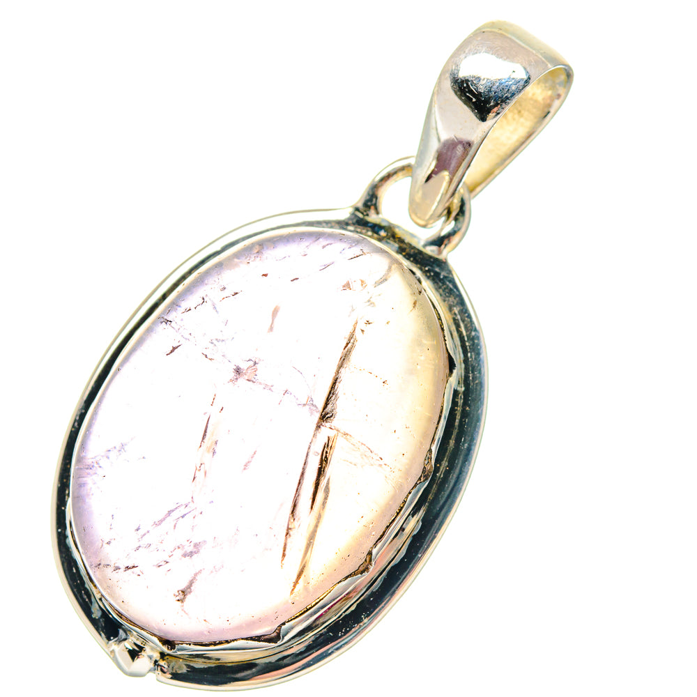 Larimar, Blue Topaz Pendants handcrafted by Anasilvercos - PD19493