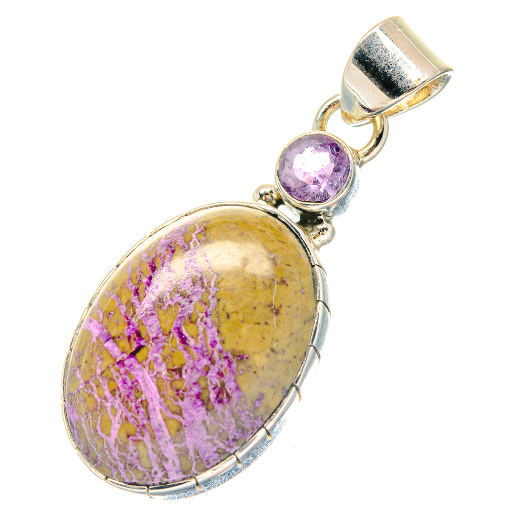 Mookaite, Citrine Pendants handcrafted by Anasilvercos - PD19497
