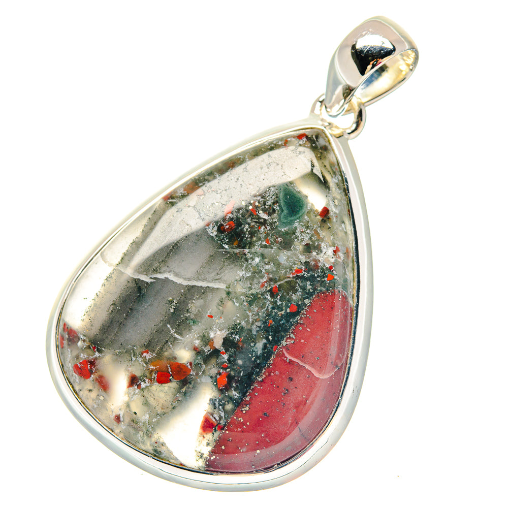 Blue Lace Agate Pendants handcrafted by Anasilvercos - PD19546