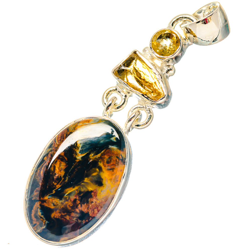 Brecciated Mookaite Pendants handcrafted by Anasilvercos - PD19577