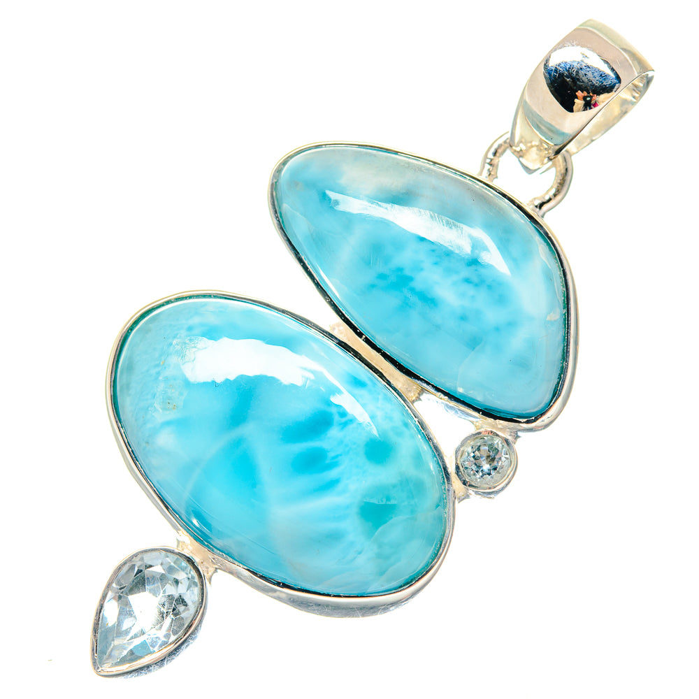 Black Botswana Agate Pendants handcrafted by Anasilvercos - PD19617