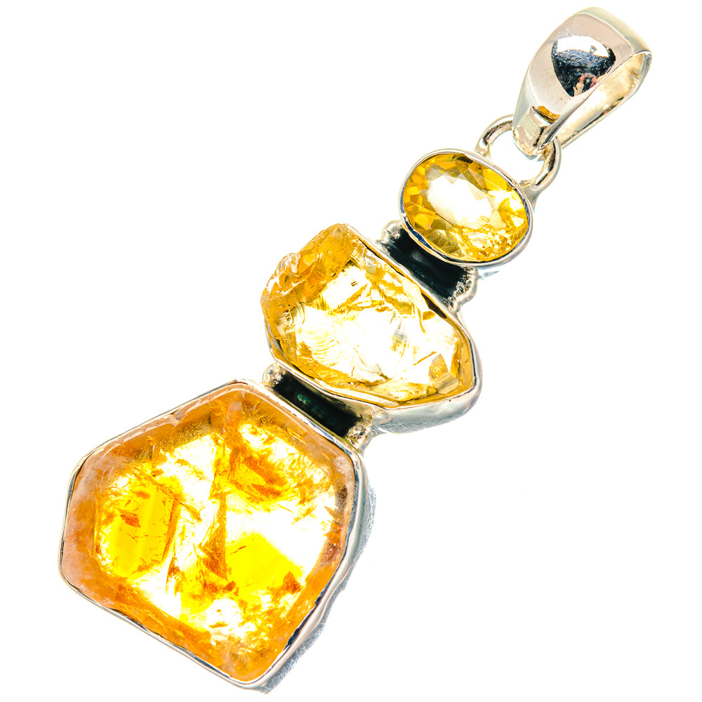 Citrine Pendants handcrafted by Anasilvercos - PD19636