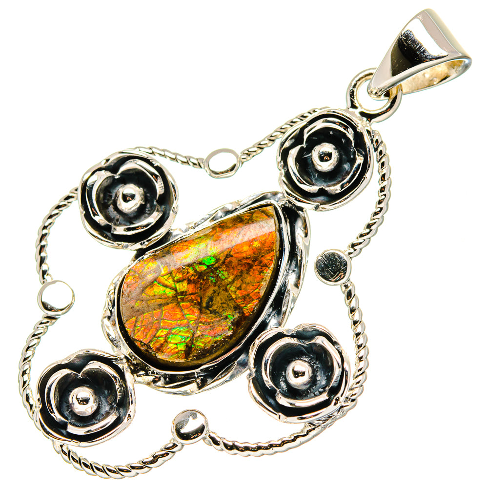Ammolite Pendants handcrafted by Anasilvercos - PD19640