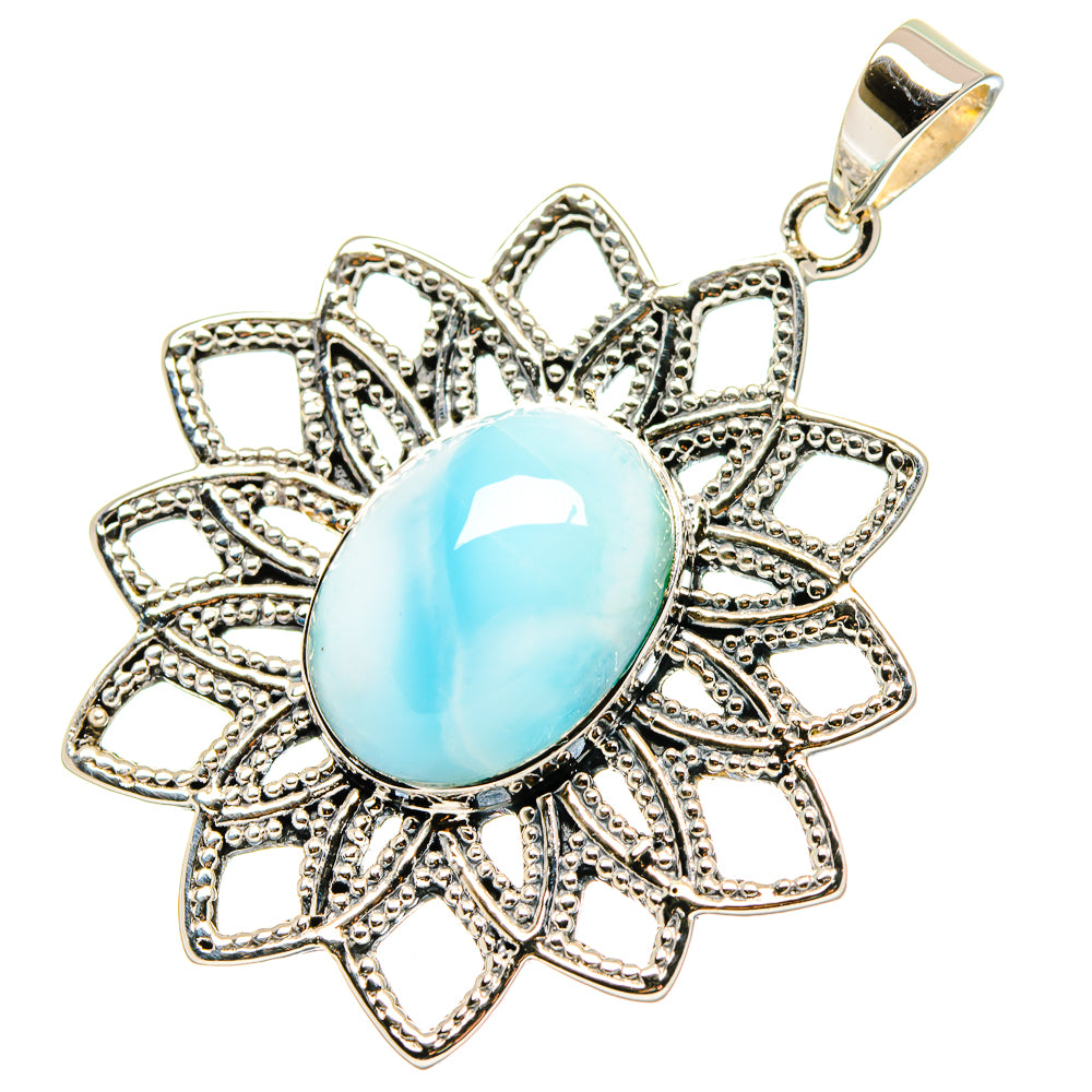 Larimar Pendants handcrafted by Anasilvercos - PD19657