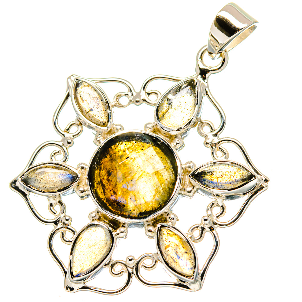 Labradorite Pendants handcrafted by Anasilvercos - PD19659