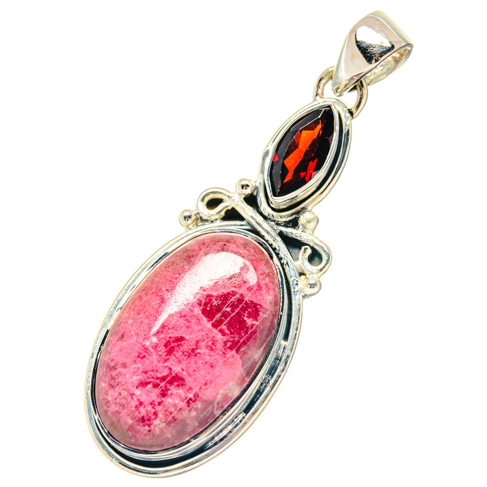 Thulite Pendants handcrafted by Anasilvercos - PD19674