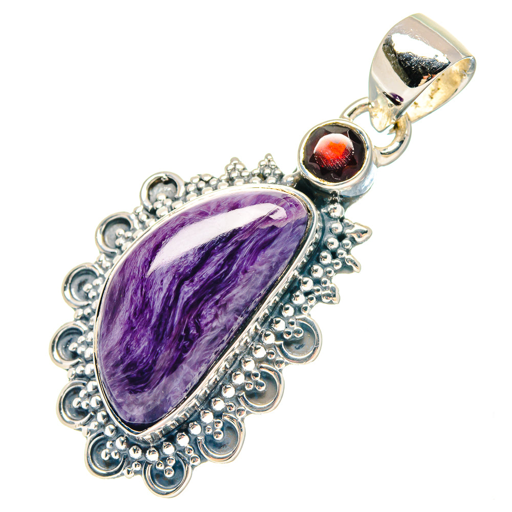 Charoite Pendants handcrafted by Anasilvercos - PD19681