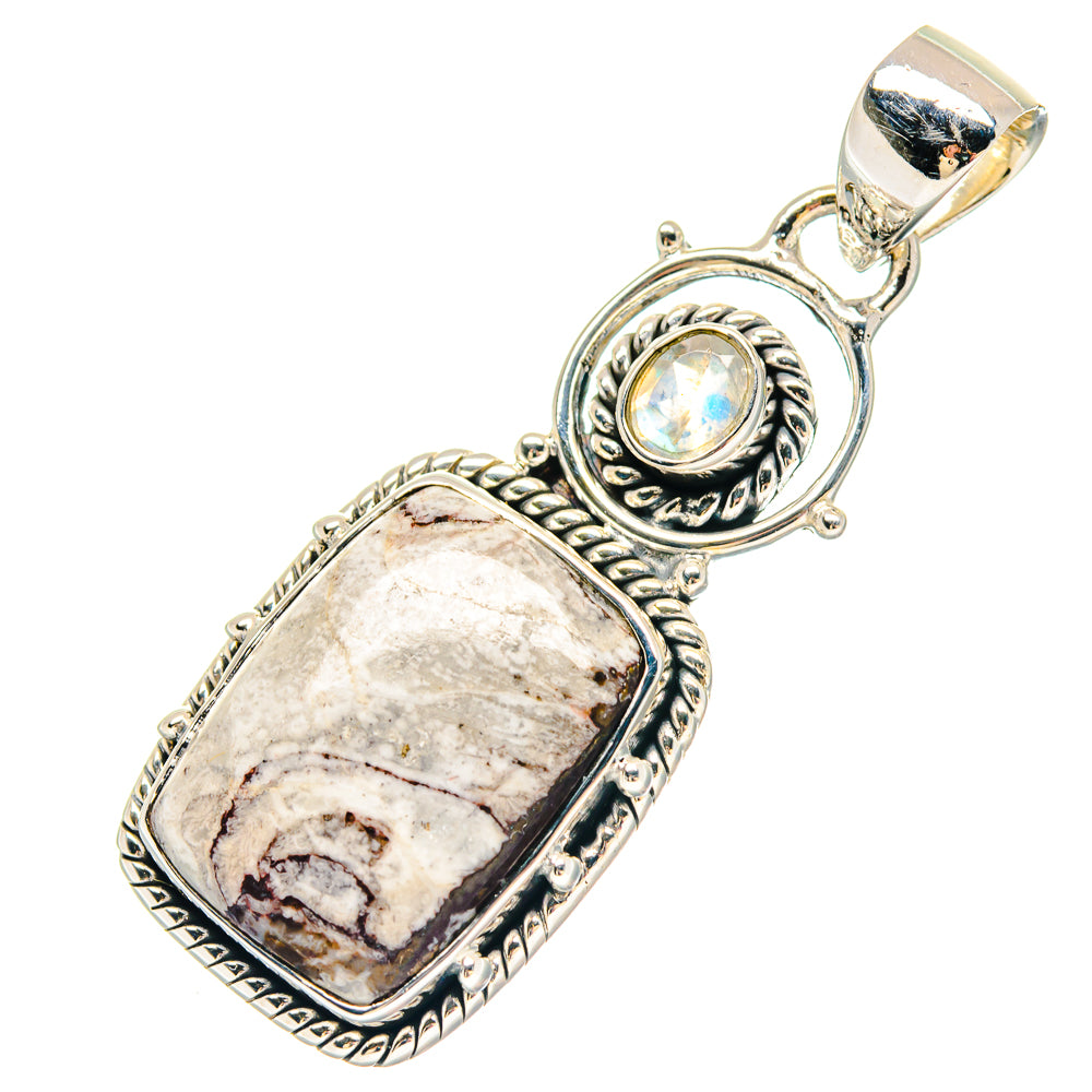 Laguna Lace Agate Pendants handcrafted by Anasilvercos - PD19692