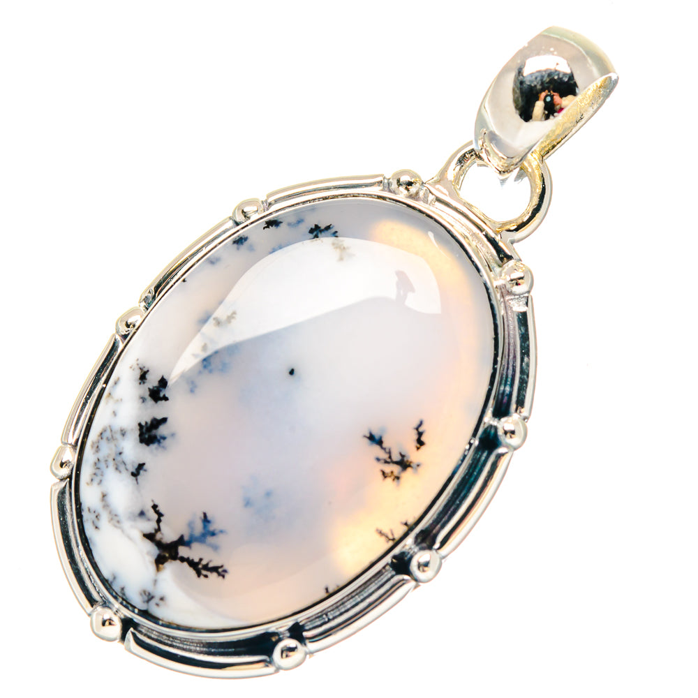 Dendritic Opal Pendants handcrafted by Anasilvercos - PD19695