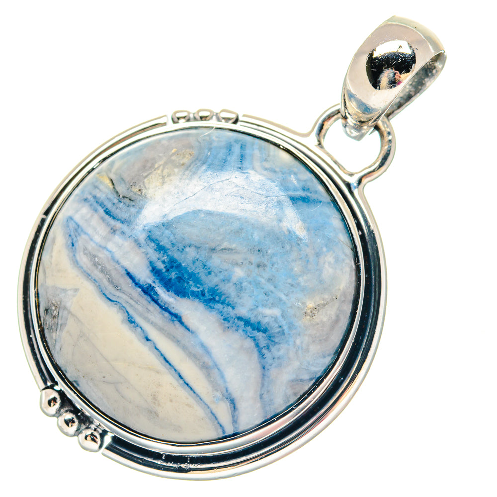 Blue Scheelite Pendants handcrafted by Anasilvercos - PD19708