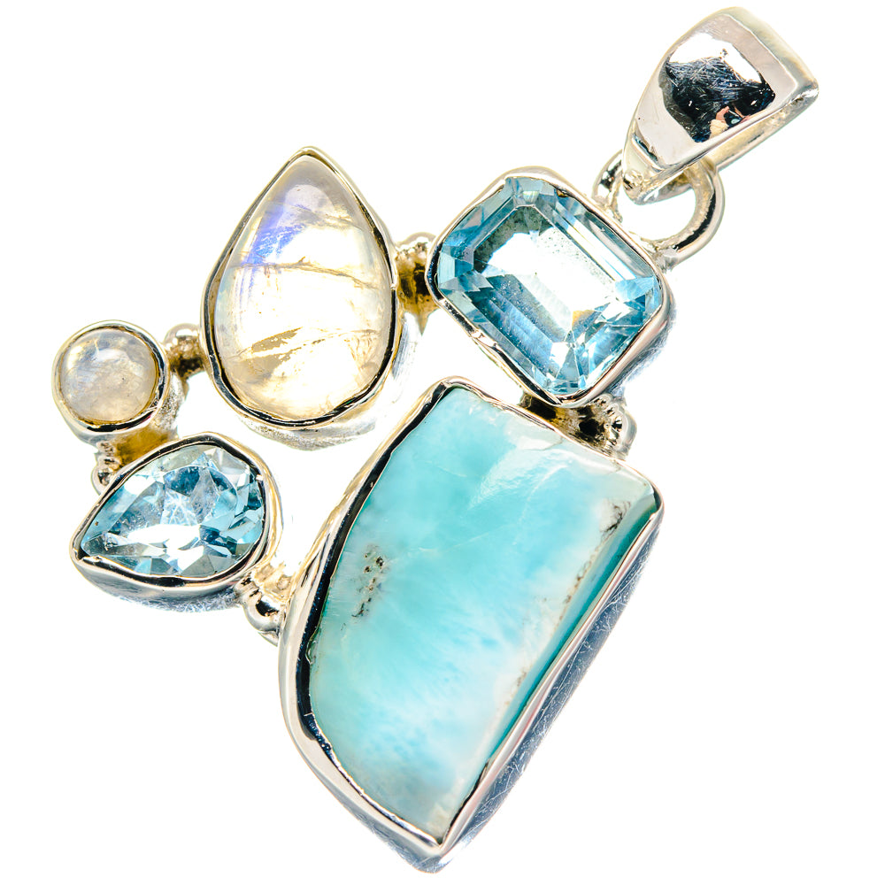 Larimar Pendants handcrafted by Anasilvercos - PD19710