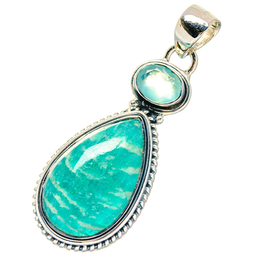 Amazonite Pendants handcrafted by Anasilvercos - PD19713
