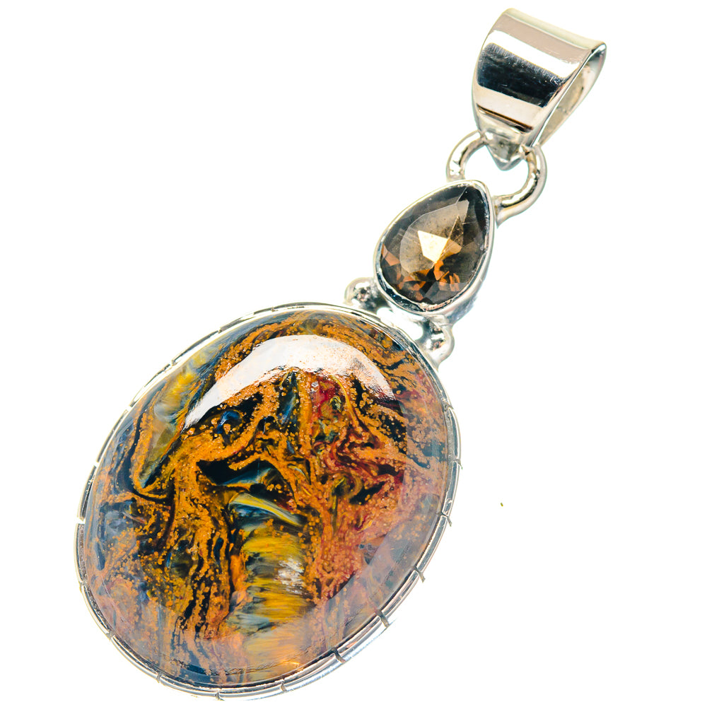 Golden Pietersite Pendants handcrafted by Anasilvercos - PD19716