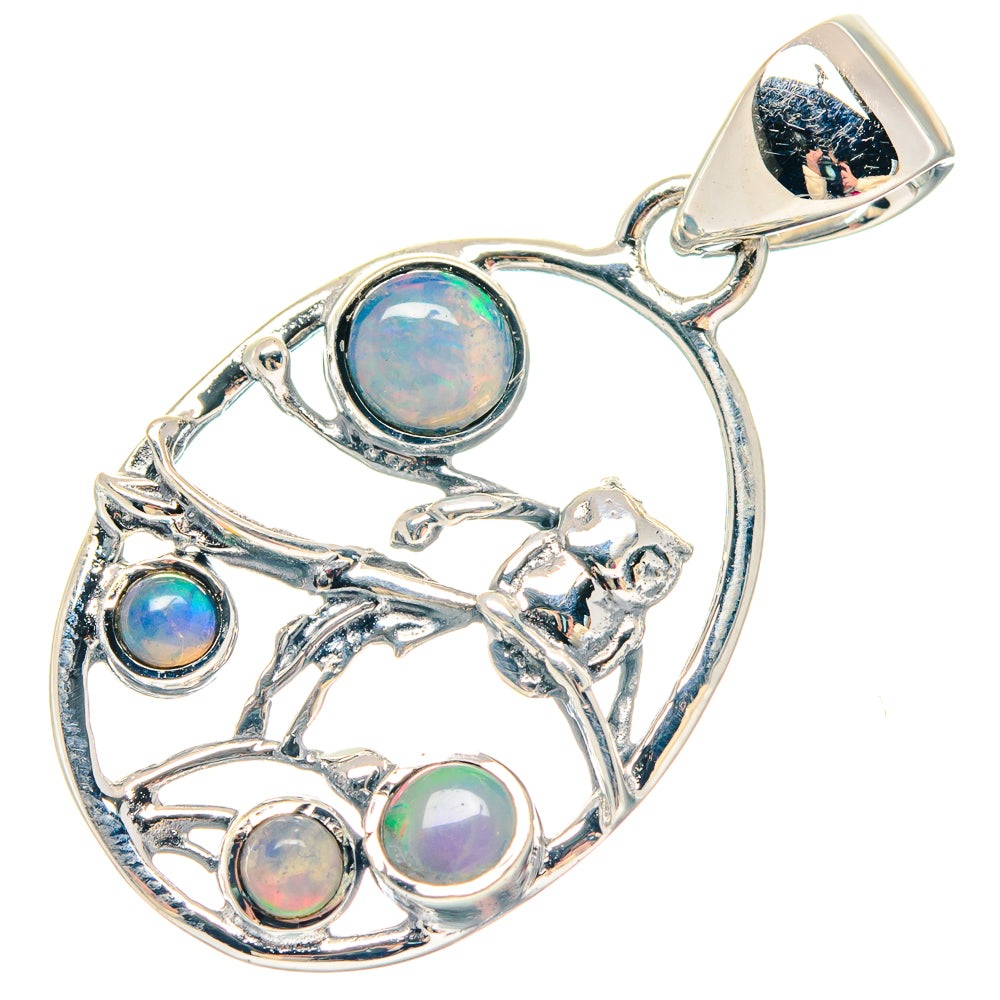 Ethiopian Opal Pendants handcrafted by Anasilvercos - PD19737