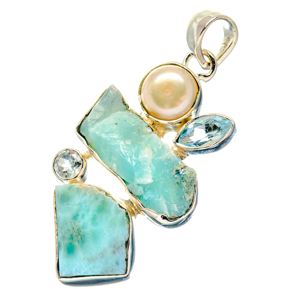 Larimar Pendants handcrafted by Anasilvercos - PD19745
