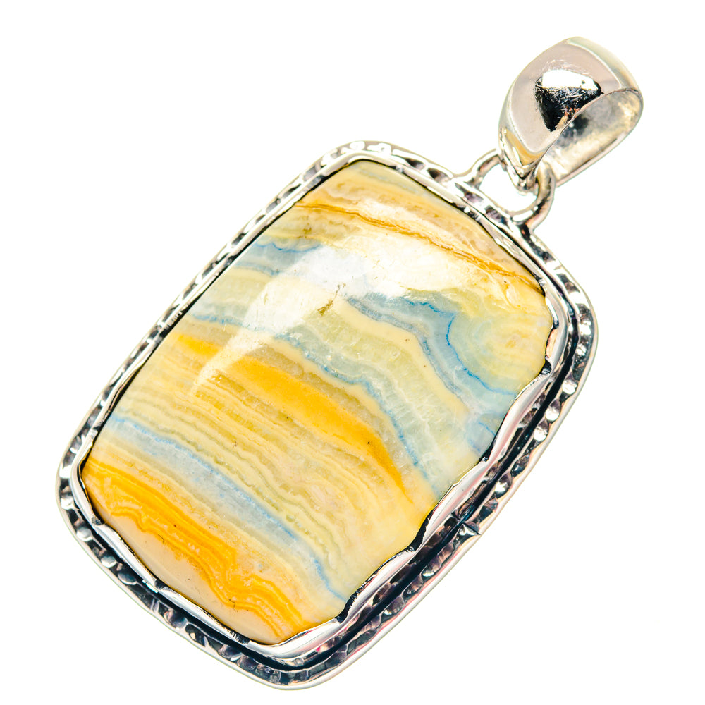 Blue Scheelite Pendants handcrafted by Anasilvercos - PD19746