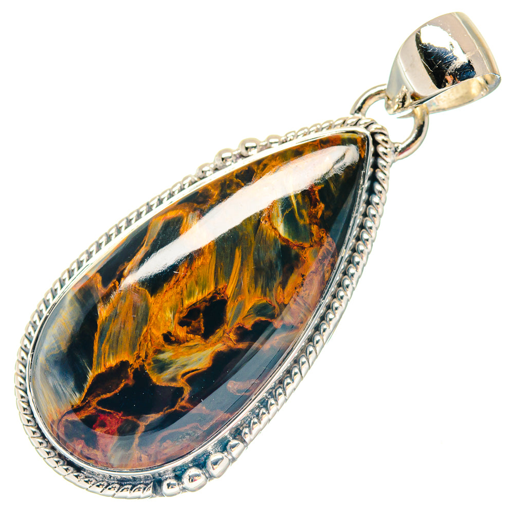 Golden Pietersite Pendants handcrafted by Anasilvercos - PD19751