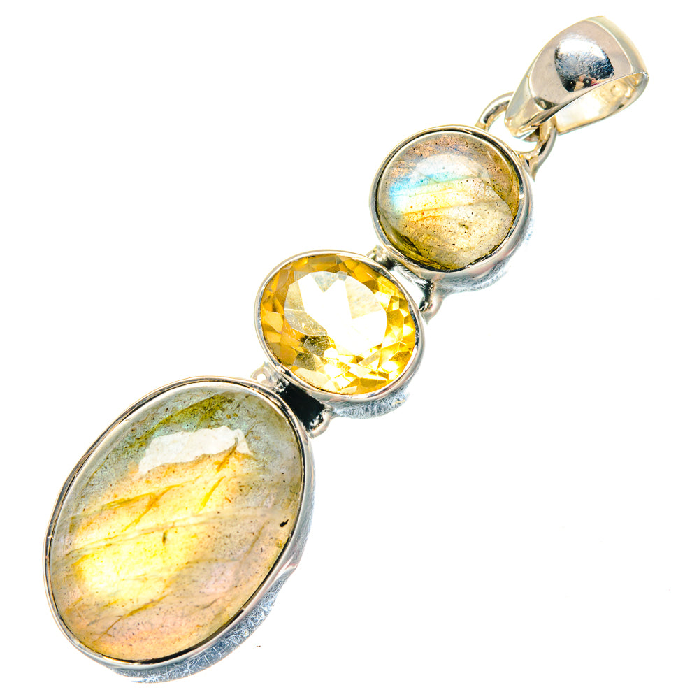 Labradorite Pendants handcrafted by Anasilvercos - PD19754