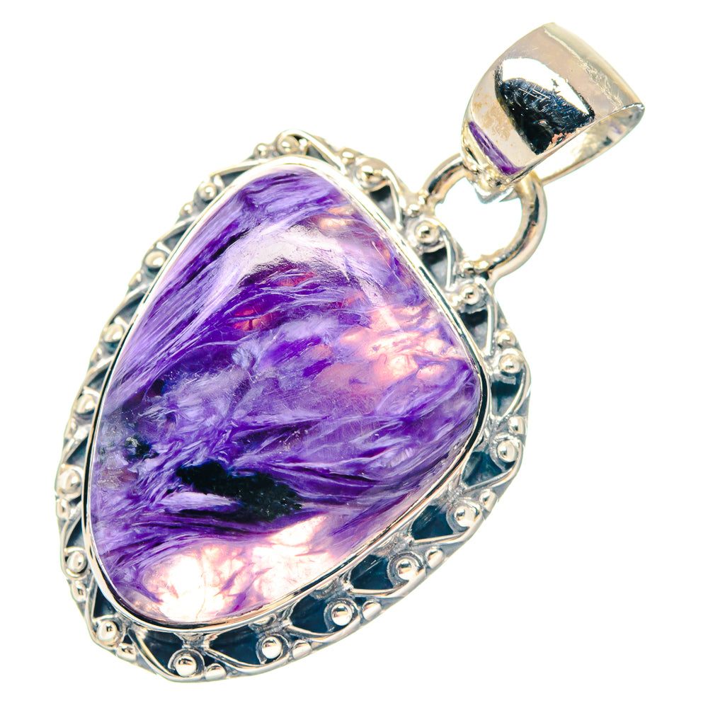 Charoite Pendants handcrafted by Anasilvercos - PD19761