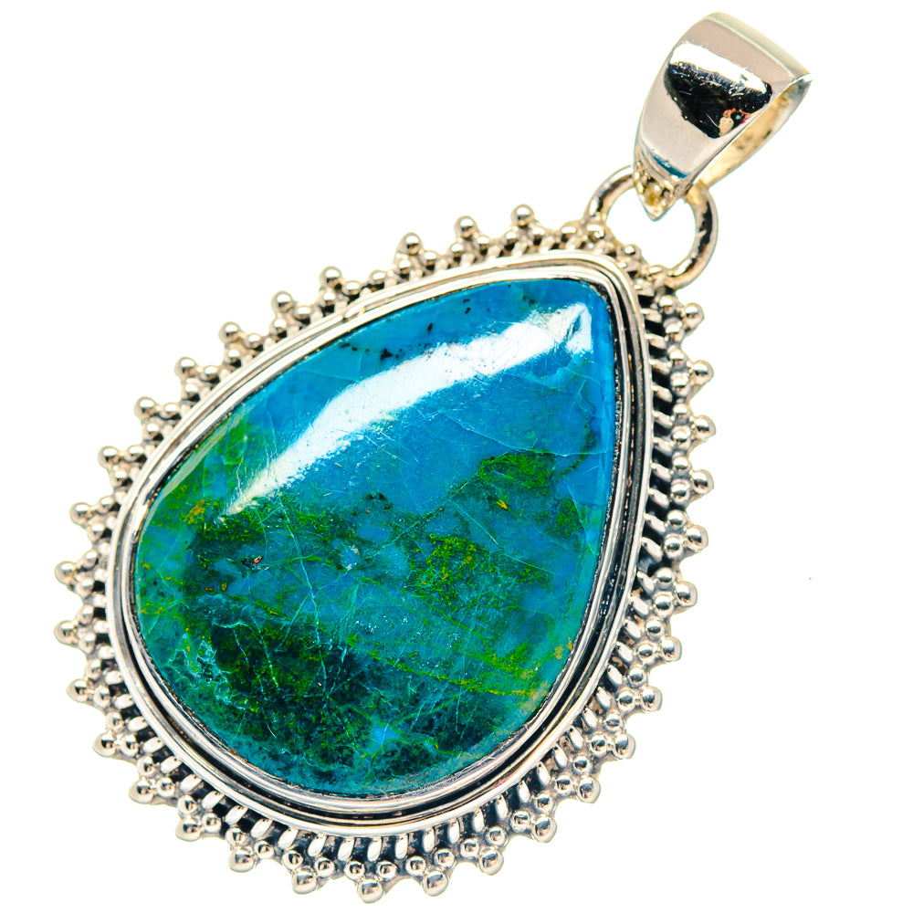 Chrysocolla Pendants handcrafted by Anasilvercos - PD19777