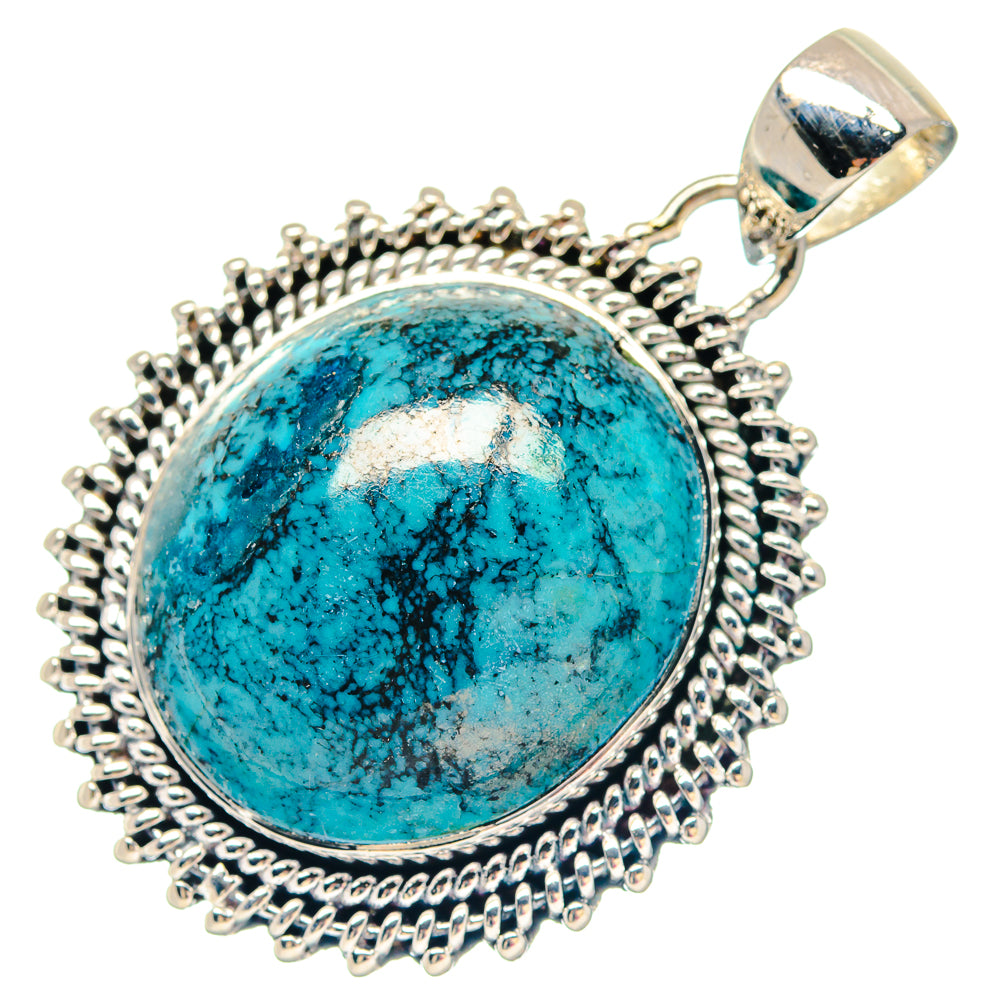 Tibetan Turquoise Pendants handcrafted by Anasilvercos - PD19778
