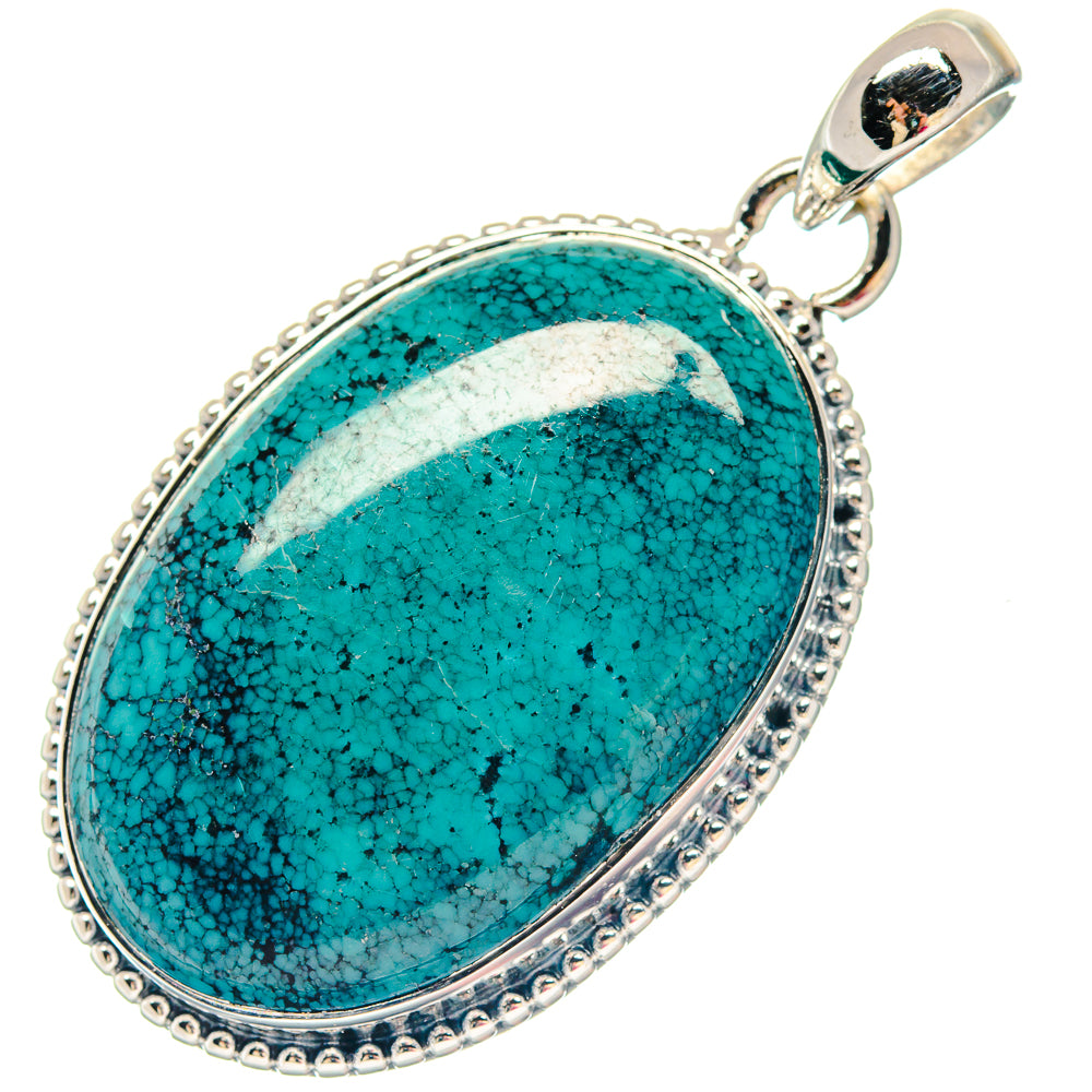 Tibetan Turquoise Pendants handcrafted by Anasilvercos - PD19779