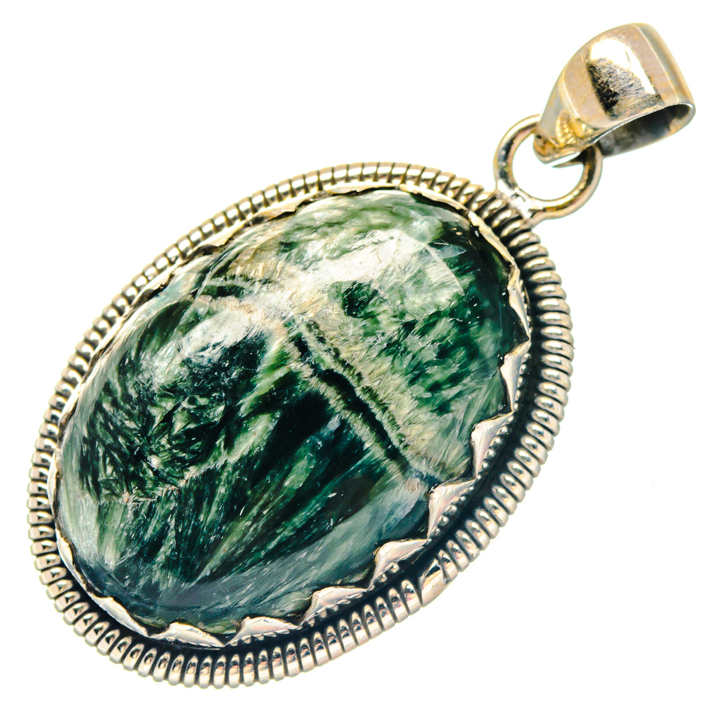 Seraphinite Pendants handcrafted by Anasilvercos - PD19787