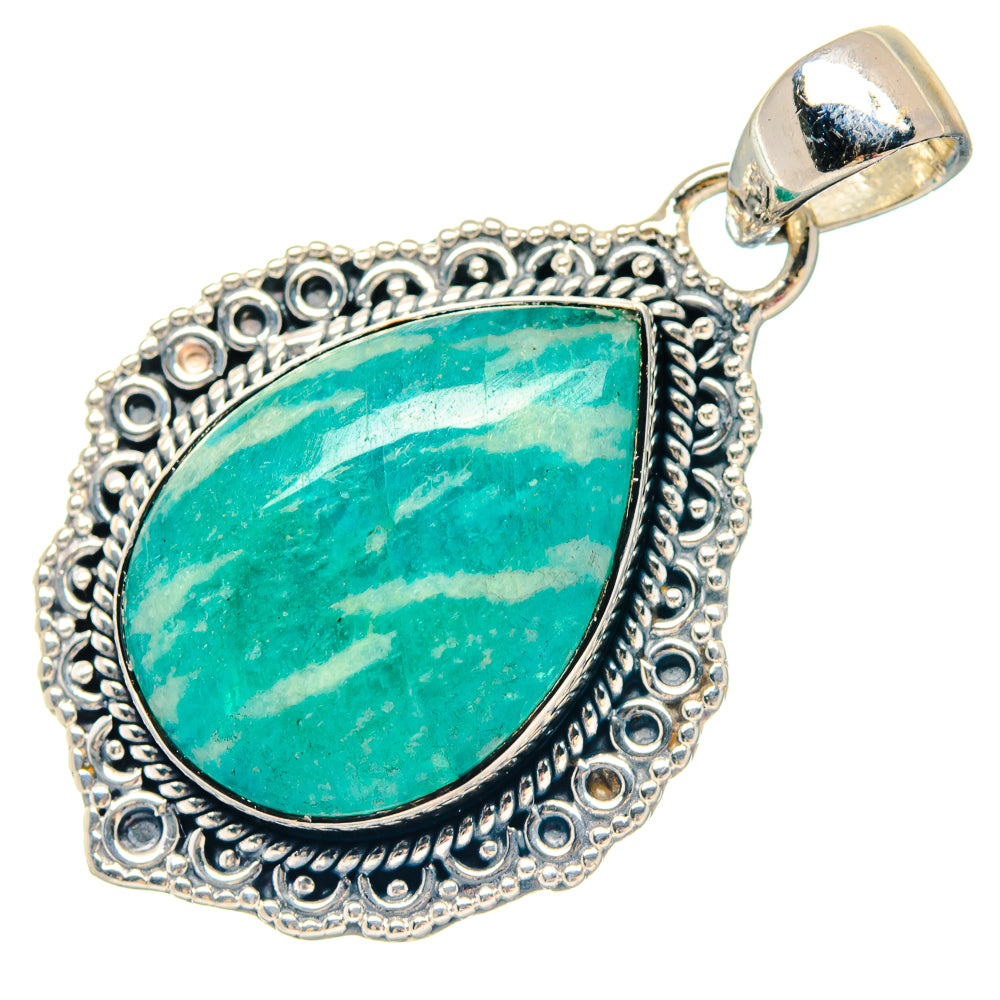 Amazonite Pendants handcrafted by Anasilvercos - PD19788