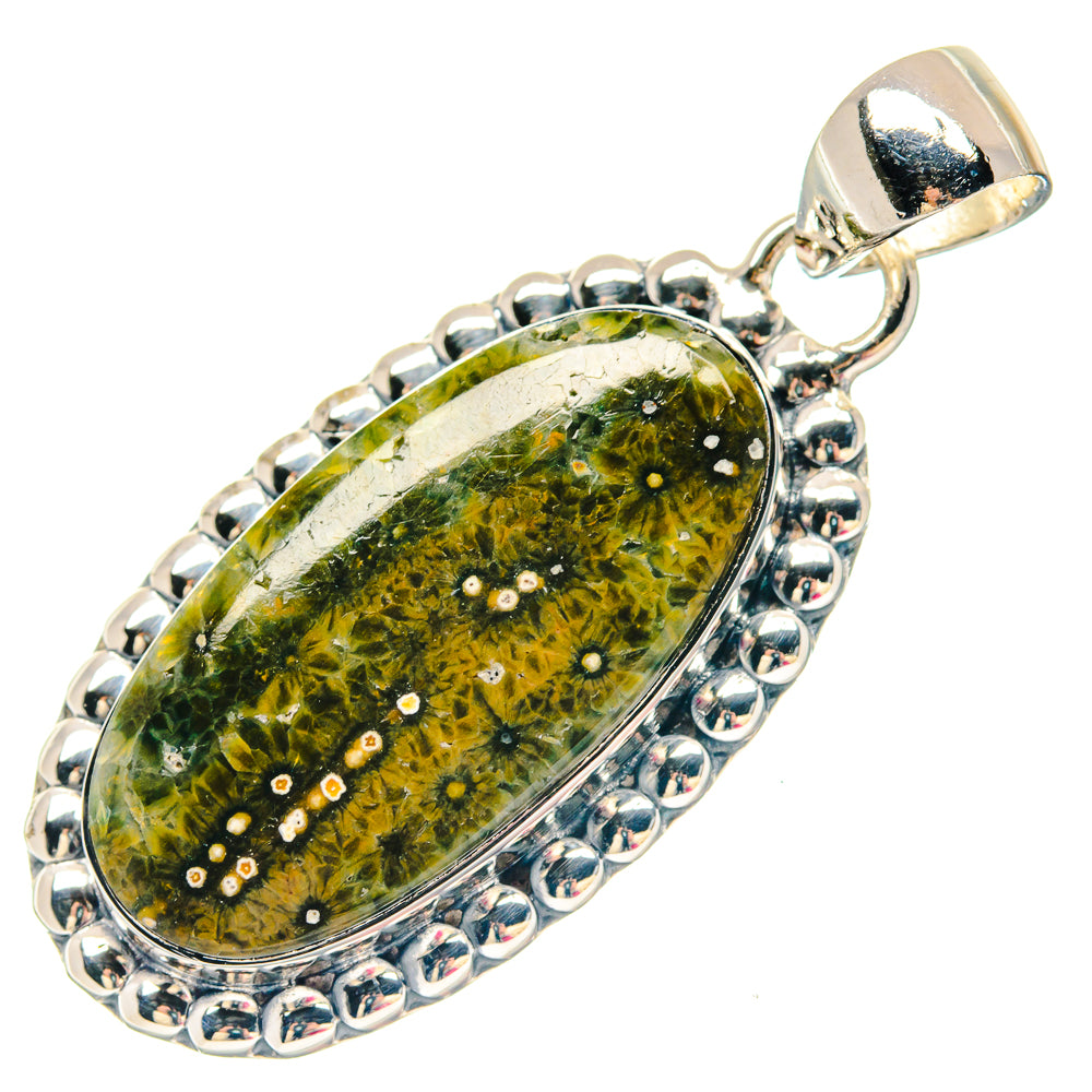 Ocean Jasper Pendants handcrafted by Anasilvercos - PD19790 - Photo 2