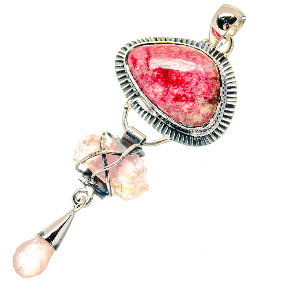 Rhodochrosite Pendants handcrafted by Anasilvercos - PD19795