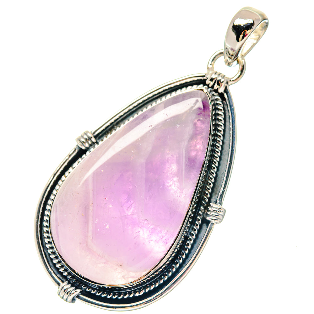 Chevron Amethyst Pendants handcrafted by Anasilvercos - PD19797
