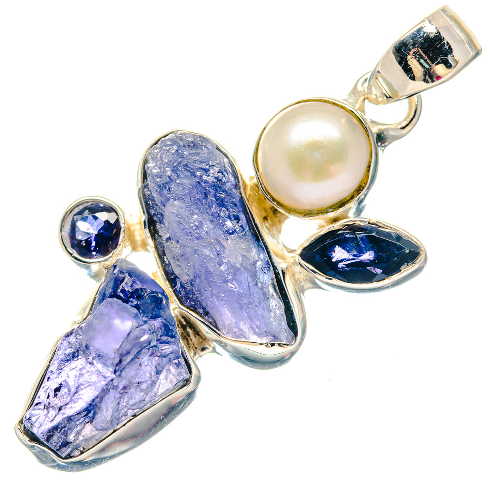 Tanzanite Pendants handcrafted by Anasilvercos - PD19799
