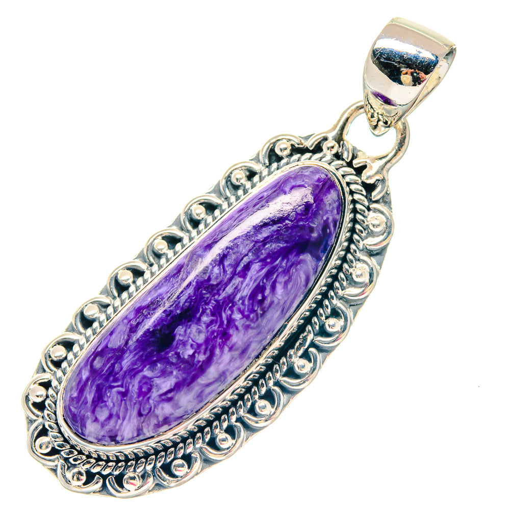 Charoite Pendants handcrafted by Anasilvercos - PD19801
