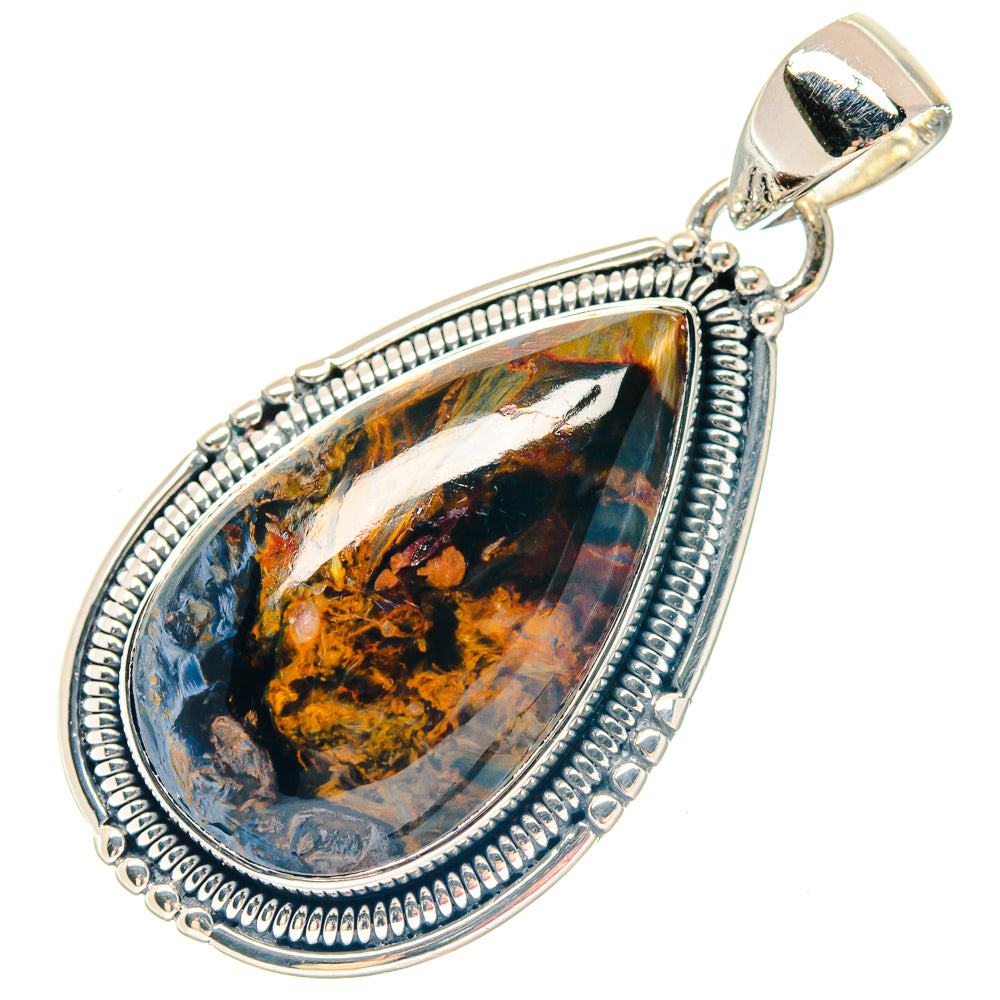 Golden Pietersite Pendants handcrafted by Anasilvercos - PD19806