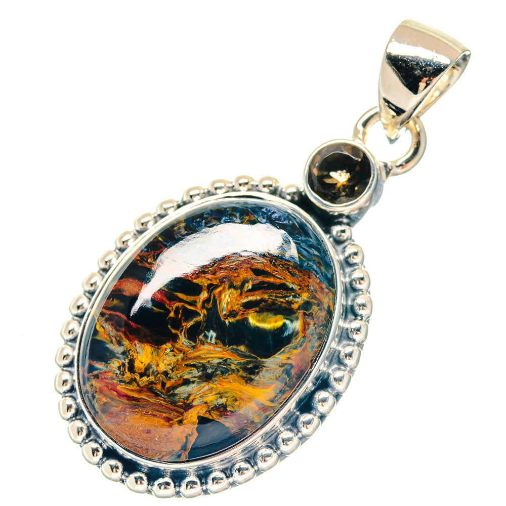Golden Pietersite Pendants handcrafted by Anasilvercos - PD19809