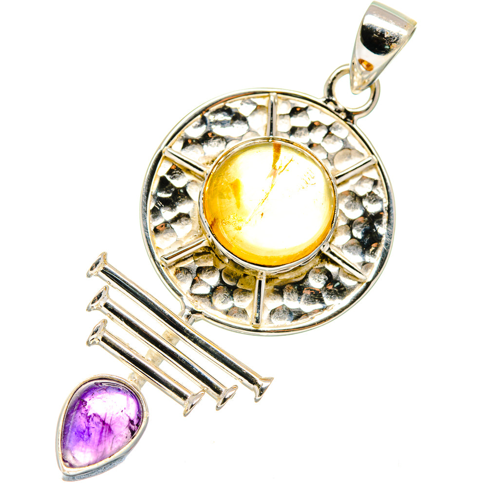 Citrine Pendants handcrafted by Anasilvercos - PD19836