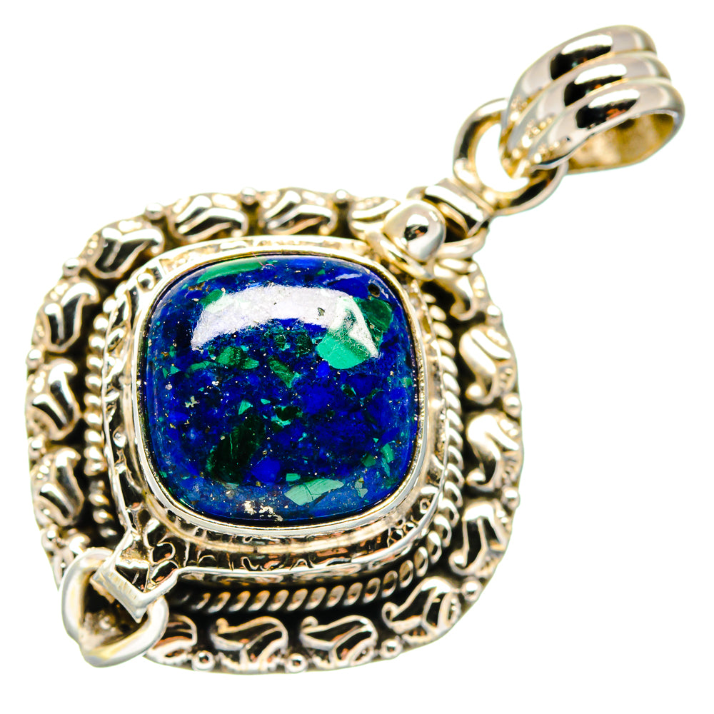 Azurite Pendants handcrafted by Anasilvercos - PD19844
