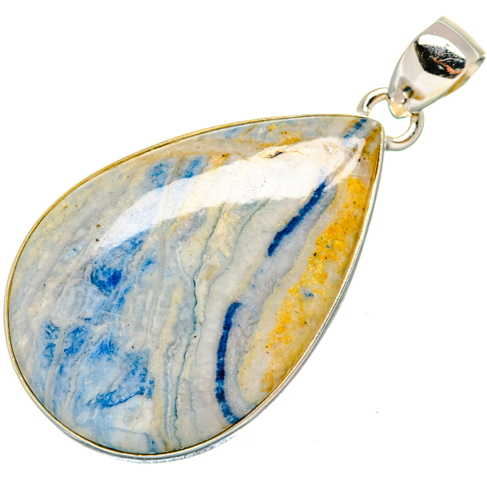 Blue Scheelite Pendants handcrafted by Anasilvercos - PD19879
