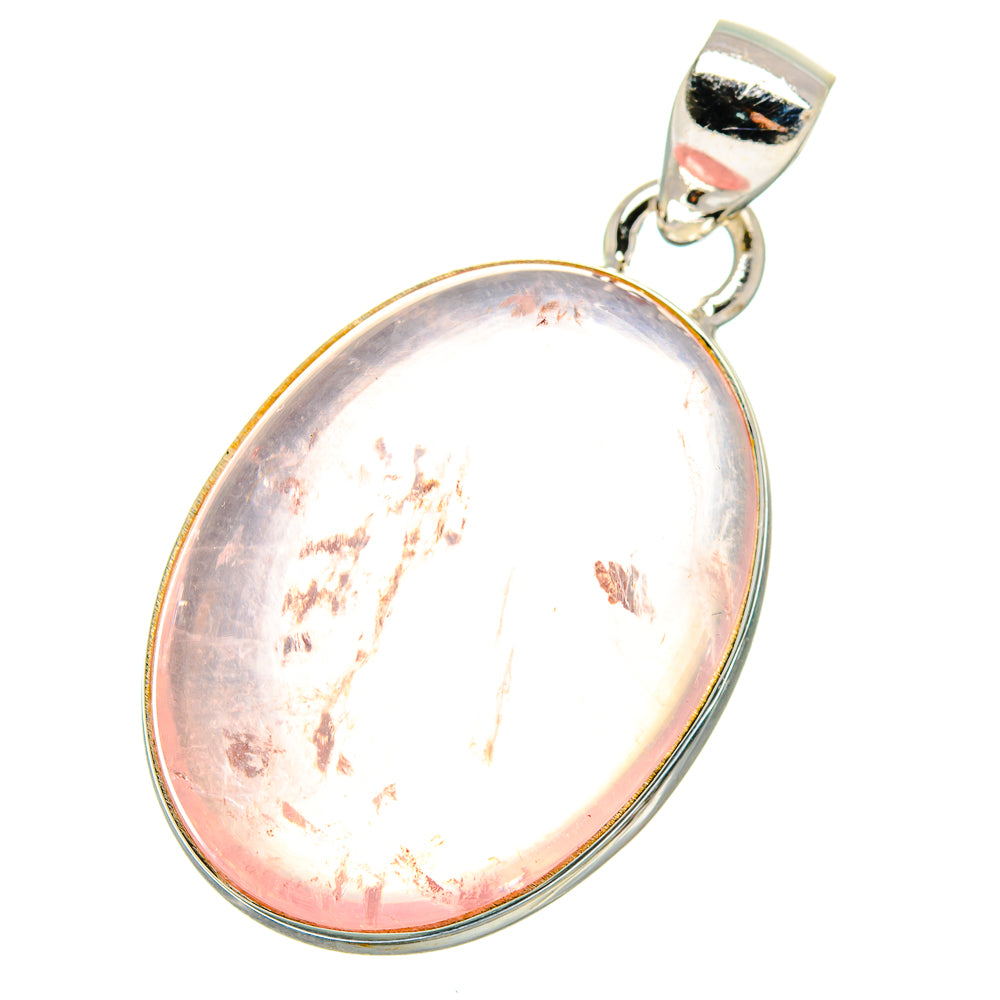 Rose Quartz Pendants handcrafted by Anasilvercos - PD19887 - Photo 2