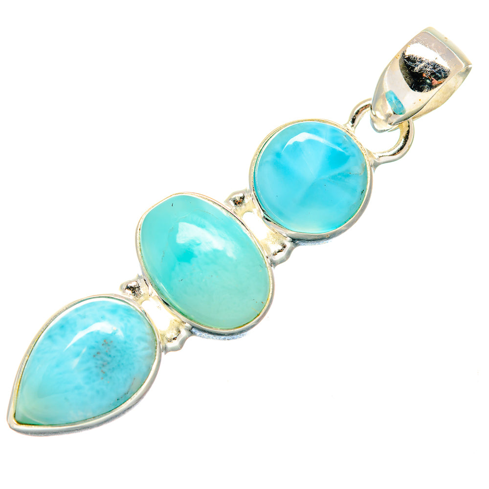 Larimar Pendants handcrafted by Anasilvercos - PD19891