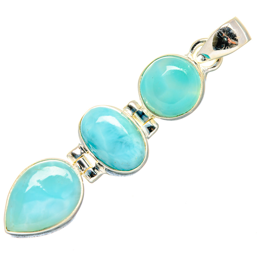 Larimar Pendants handcrafted by Anasilvercos - PD19892