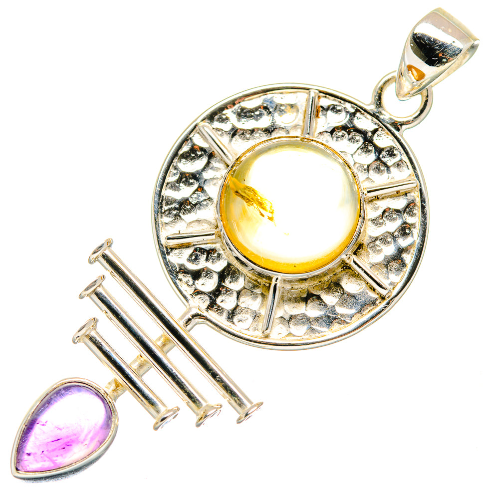 Citrine Pendants handcrafted by Anasilvercos - PD19898