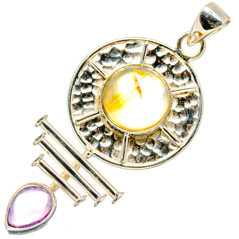 Citrine Pendants handcrafted by Anasilvercos - PD19900