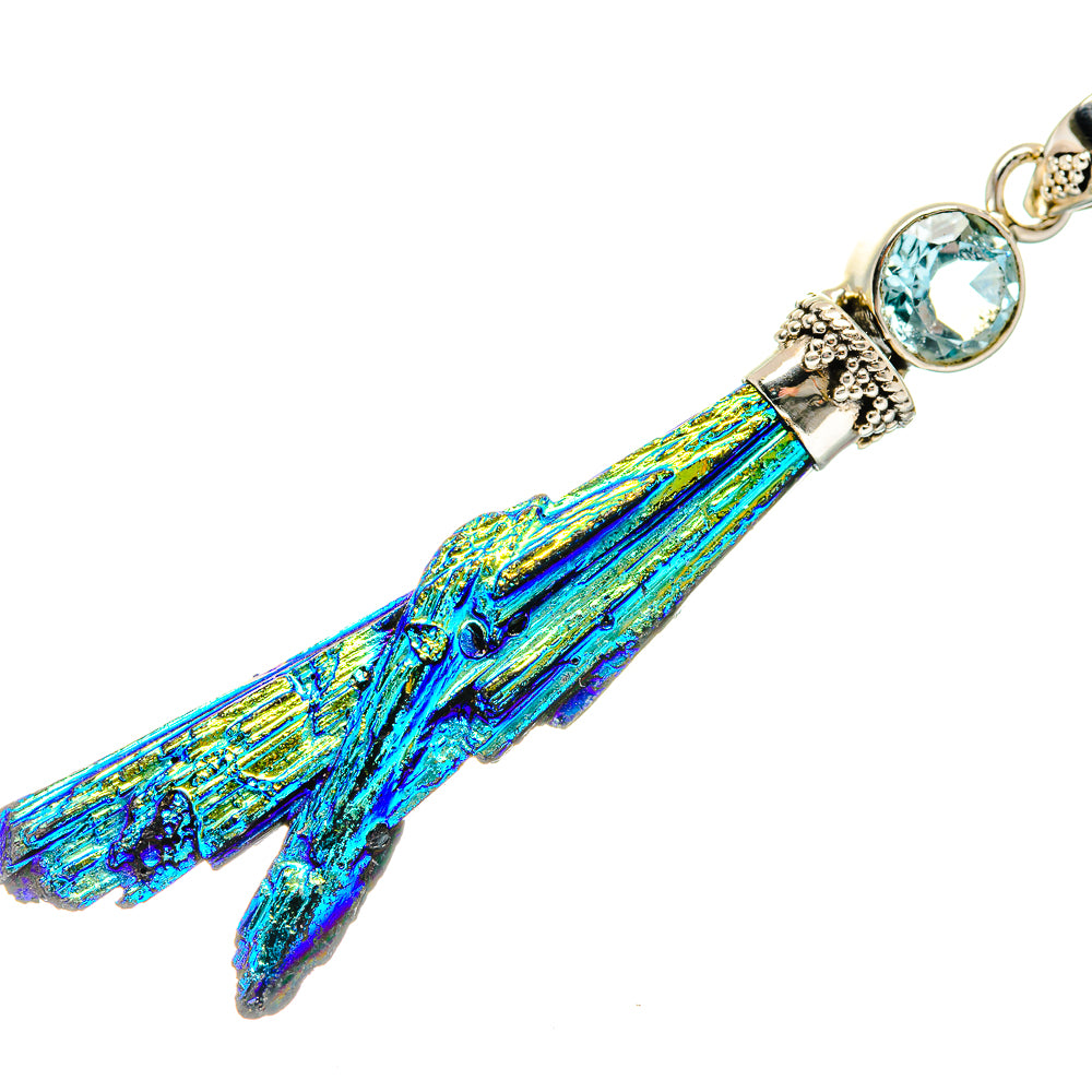 Titanium Sunshine Druzy Pendants handcrafted by Anasilvercos - PD19914
