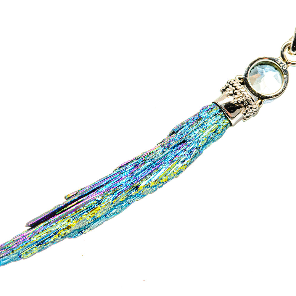 Titanium Sunshine Druzy Pendants handcrafted by Anasilvercos - PD19918