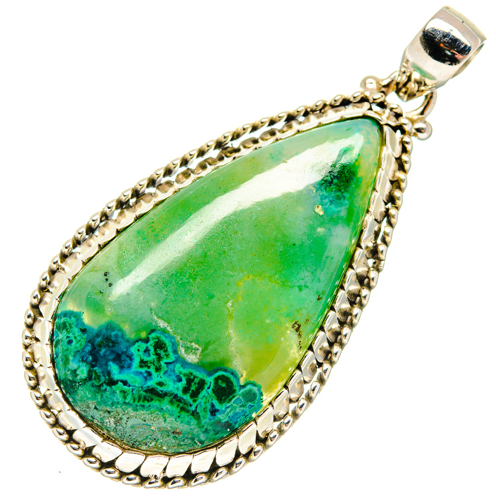 Chrysocolla Pendants handcrafted by Anasilvercos - PD19924
