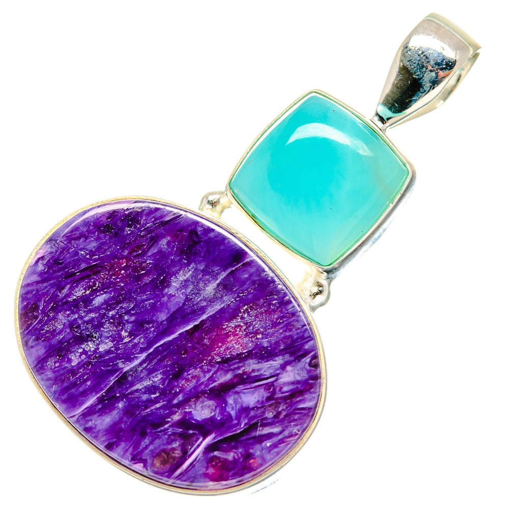 Charoite Pendants handcrafted by Anasilvercos - PD19931