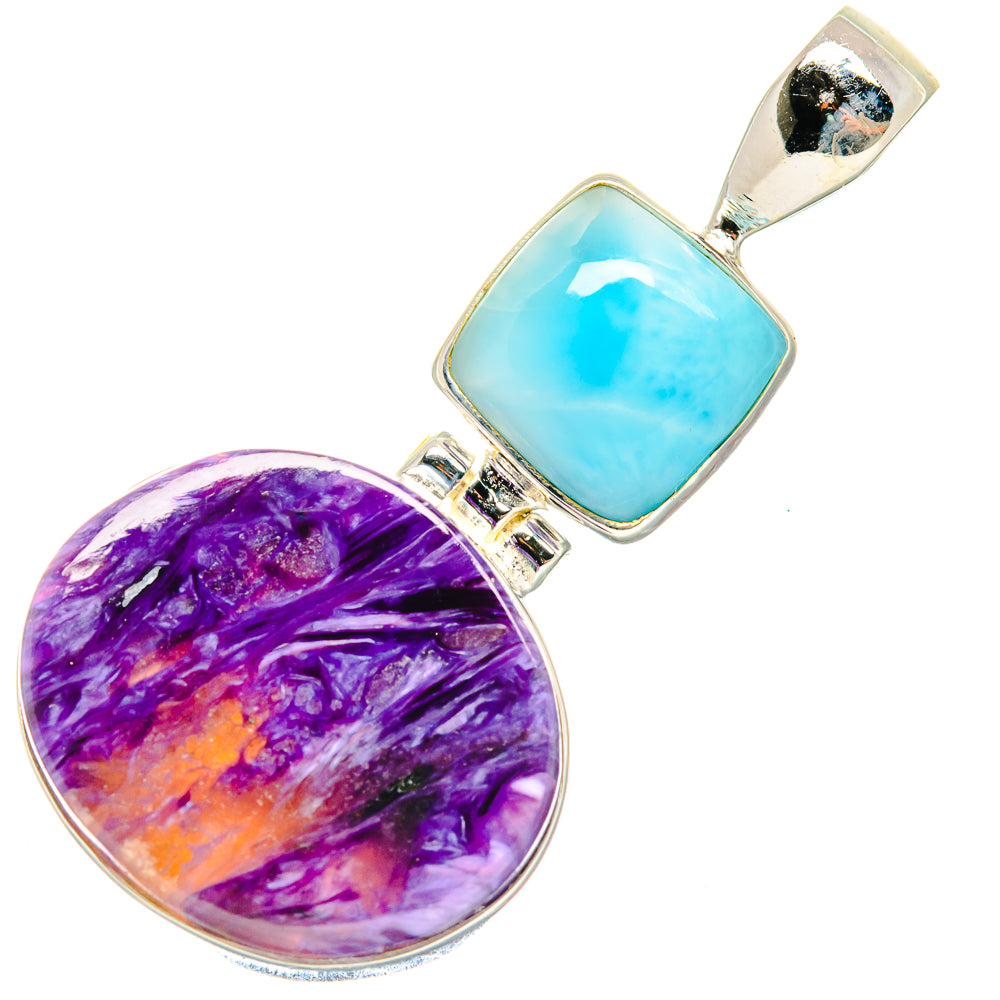 Charoite Pendants handcrafted by Anasilvercos - PD19933