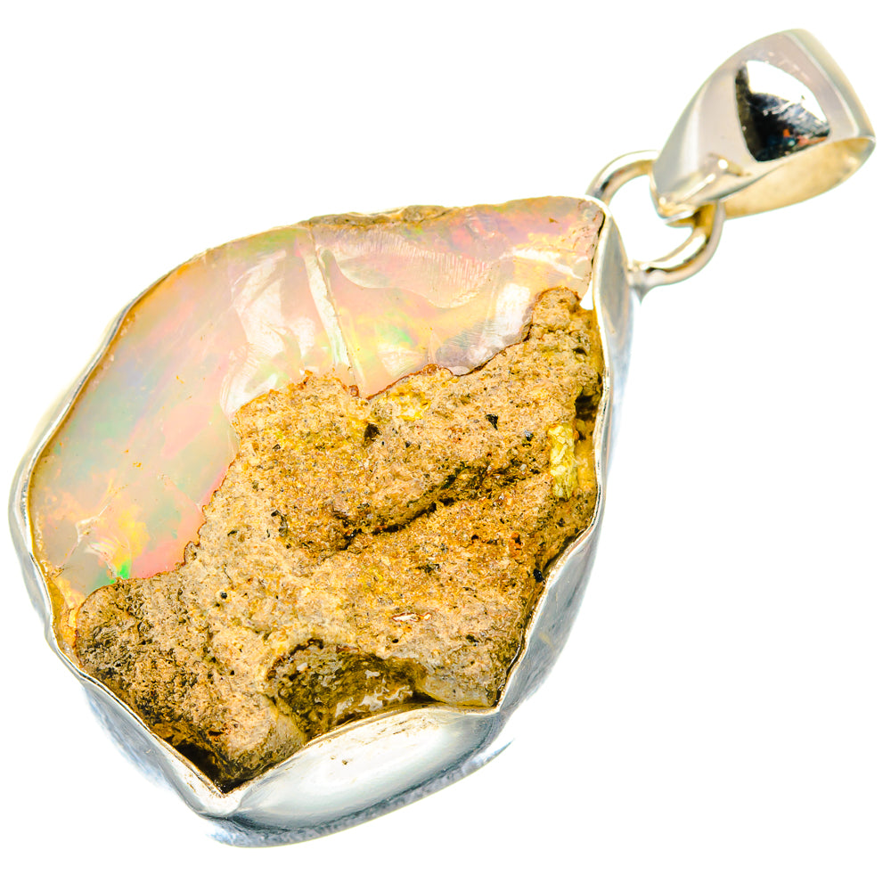 Ethiopian Opal Pendants handcrafted by Anasilvercos - PD19944